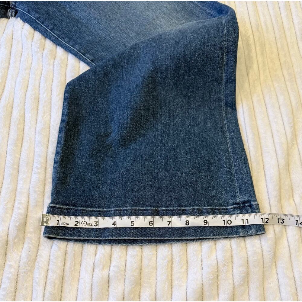 MOTHER Blue Wide Leg Flare Jeans - Picture 13 of 16